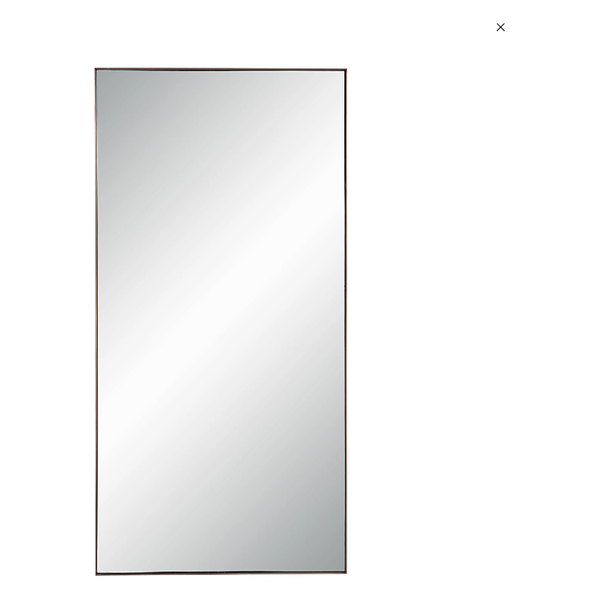 Marigold Mirror with Brushed Brass Frame