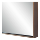 Marigold Mirror with Brushed Brass Frame