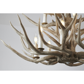 Two Tier Antler Chandelier