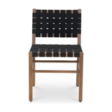 Mila Outdoor Dining Chair in Black