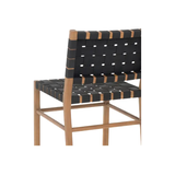 Mila Outdoor Dining Chair in Black