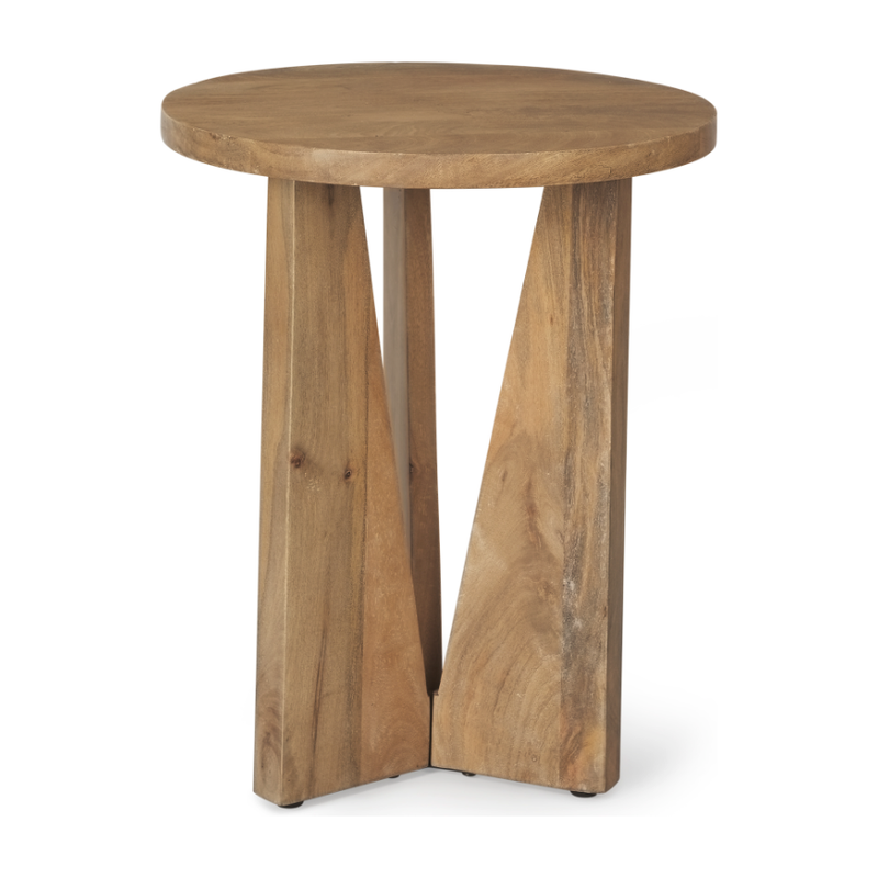 Mattius Accent Table in Light Brown