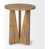 Mattius Accent Table in Light Brown