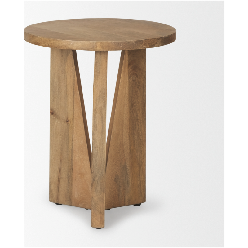 Mattius Accent Table in Light Brown