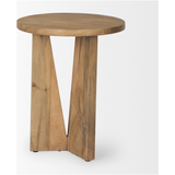 Mattius Accent Table in Light Brown