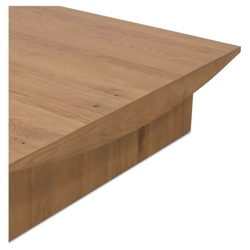 Pickford Square Coffee Table in Dusted Oak Veneer