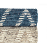 Healy Grey Woven Wool Area Rug