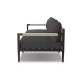 Sherwood Outdoor Sofa in Bronze/FIQA Boucle Slate