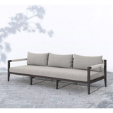 Sherwood Outdoor Sofa in Bronze/Faye Ash