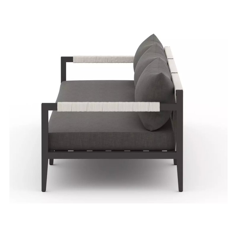 Sherwood Outdoor Sofa in Bronze/Venao Charcoal