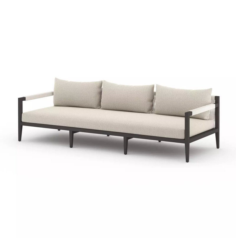 Sherwood Outdoor Sofa in Bronze/Faye Sand