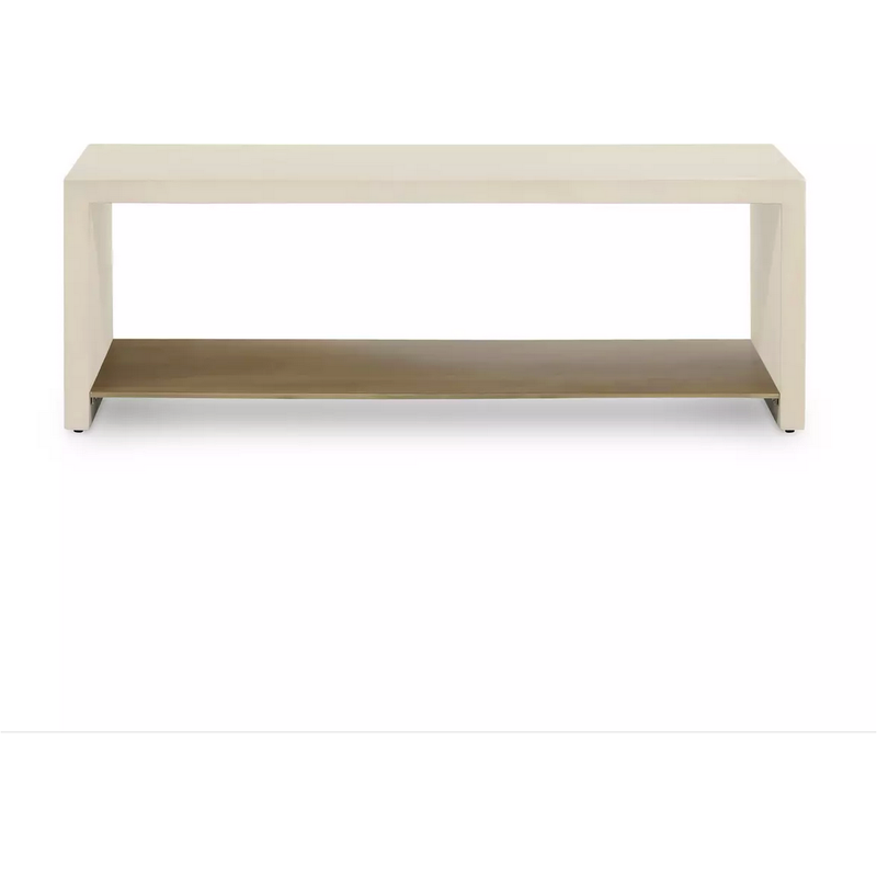 Hugo Coffee Table - Parchment White