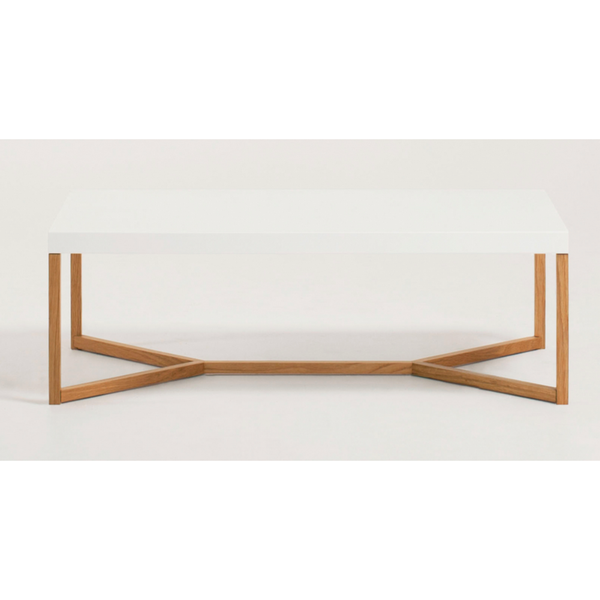 Trivia Coffee Table - White and Oak