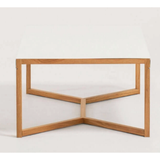 Trivia Coffee Table - White and Oak