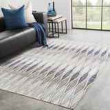 Polaris Norwich Rug in Flint Grey/Arctic