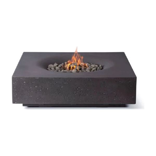 Infinity Fire Table in Charcoal Grey