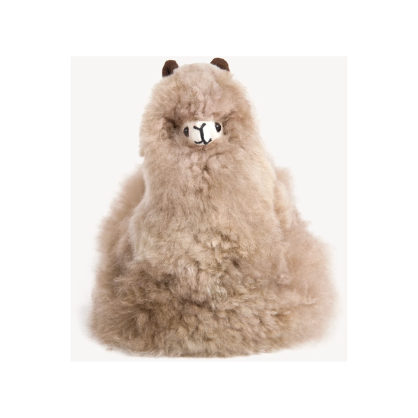 Sitting Alpaca - Beige