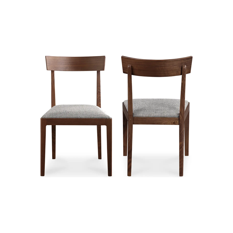 Leone Dining Chair in Walnut - Set Of Two