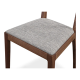 Leone Dining Chair in Walnut - Set Of Two