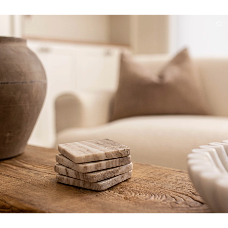 Marble Coasters (Set of 4)