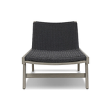 Delano Outdoor Chaise in Weathered Grey