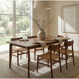 Kenzo Small Dining Table in Brown