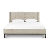 Newhall Bed in Plushtone Linen