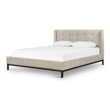 Newhall Bed in Plushtone Linen