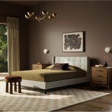 Newhall Bed in Plushtone Linen