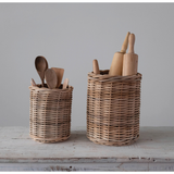 Hand-Woven Wicker Baskets