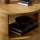 Matheus End Table in Natural French Oak