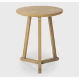 Tripod Side Table in Oak