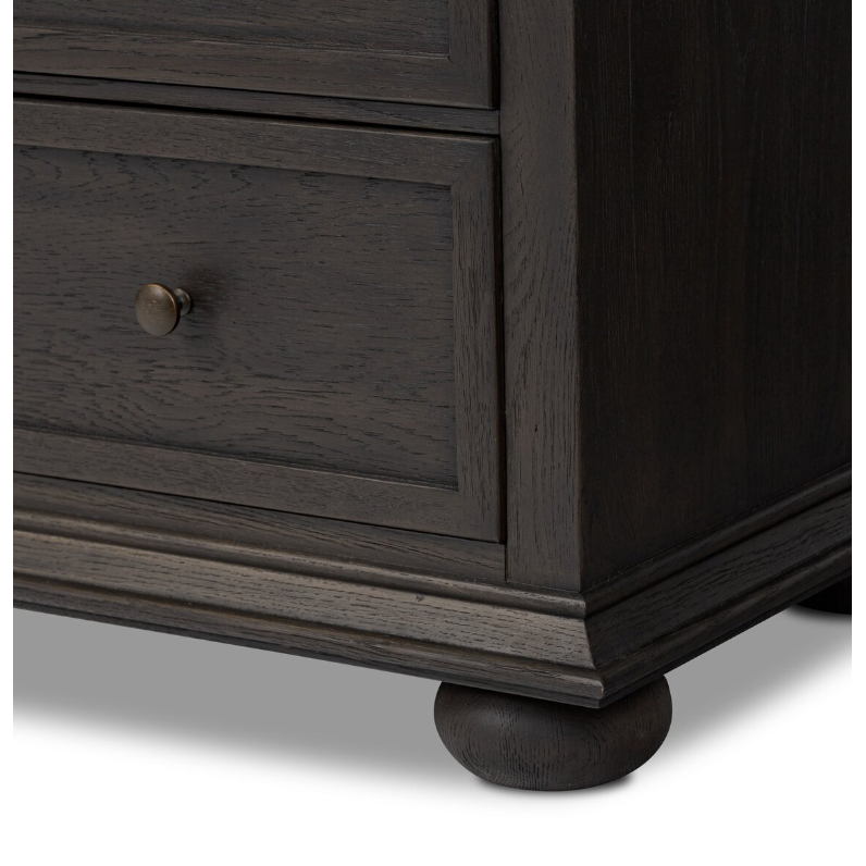 Geoffrey Wide Dresser in Smoked Black Veneer