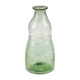 Recycled Glass Bottle Vase - Green