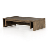 Beam Coffee Table with Rustic Fawn Veneer