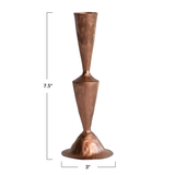 Cast Iron Taper Holder in Copper