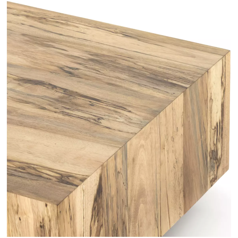 Hudson Rectangle Coffee Table in Spalted Primavera