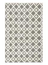Rebecca Rug - Marshmellow/Black Beauty