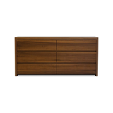 Blanche Double Dresser in Natural Walnut