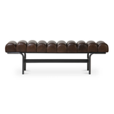 Harrison Bench in Dark Brown