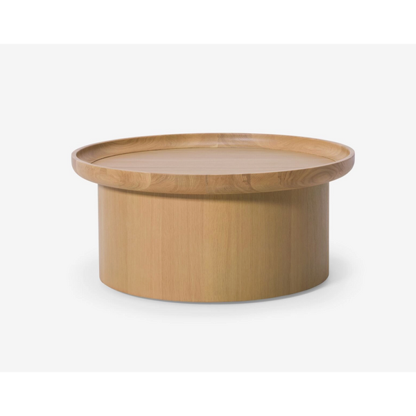 Drum Coffee Table in Natural Oak