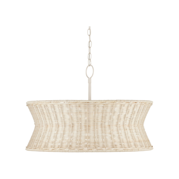 Phebe Small Chandelier in Bleached Natural