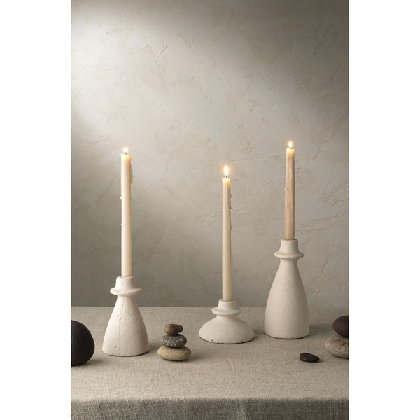 Arta Candle Holder in White