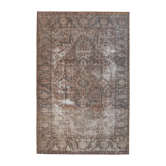 Harman Rug in Brown/Tan/Blue