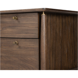 Markia Executive Desk in Aged Oak Veneer