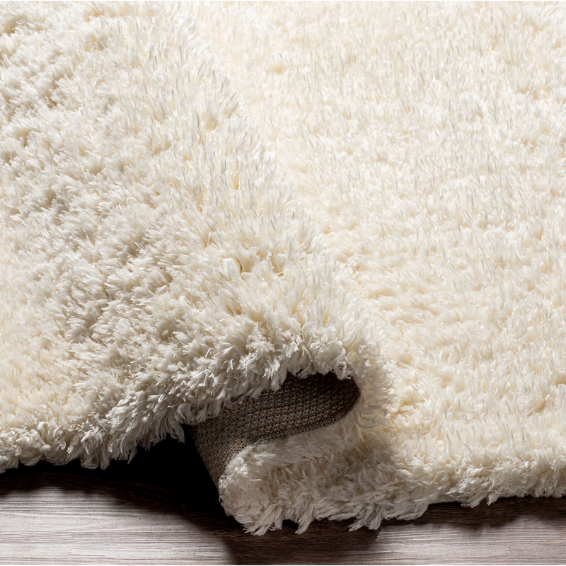 Angora Shag Rug in Cream
