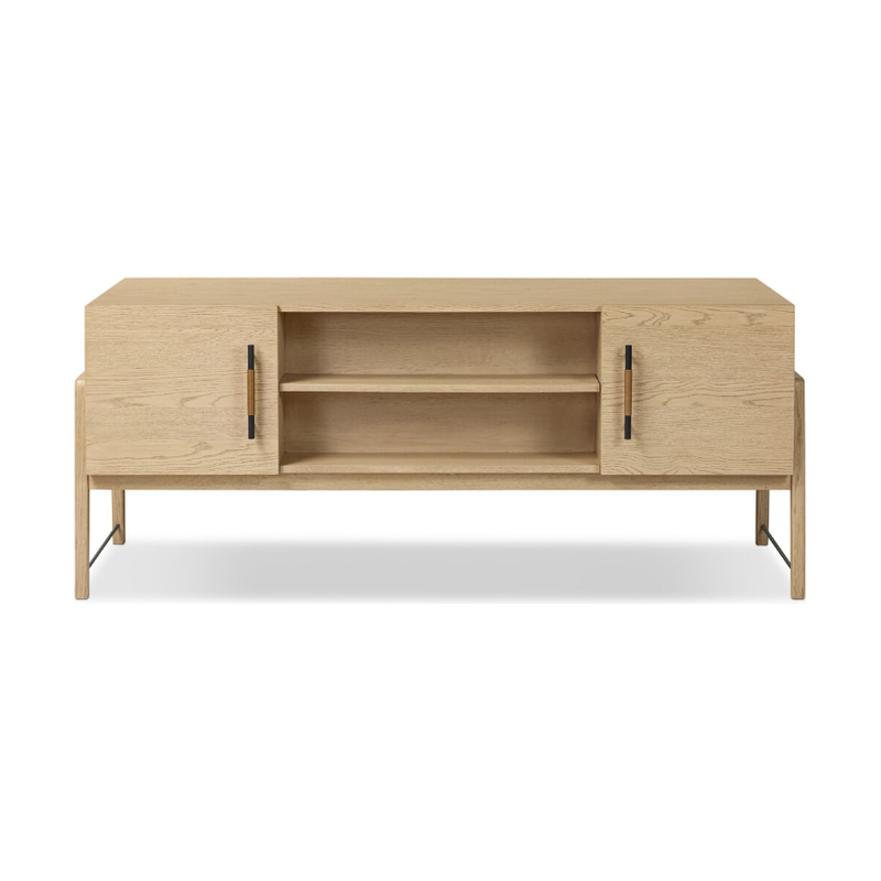 Rosedale Executive Desk in Yucca Oak Veneer