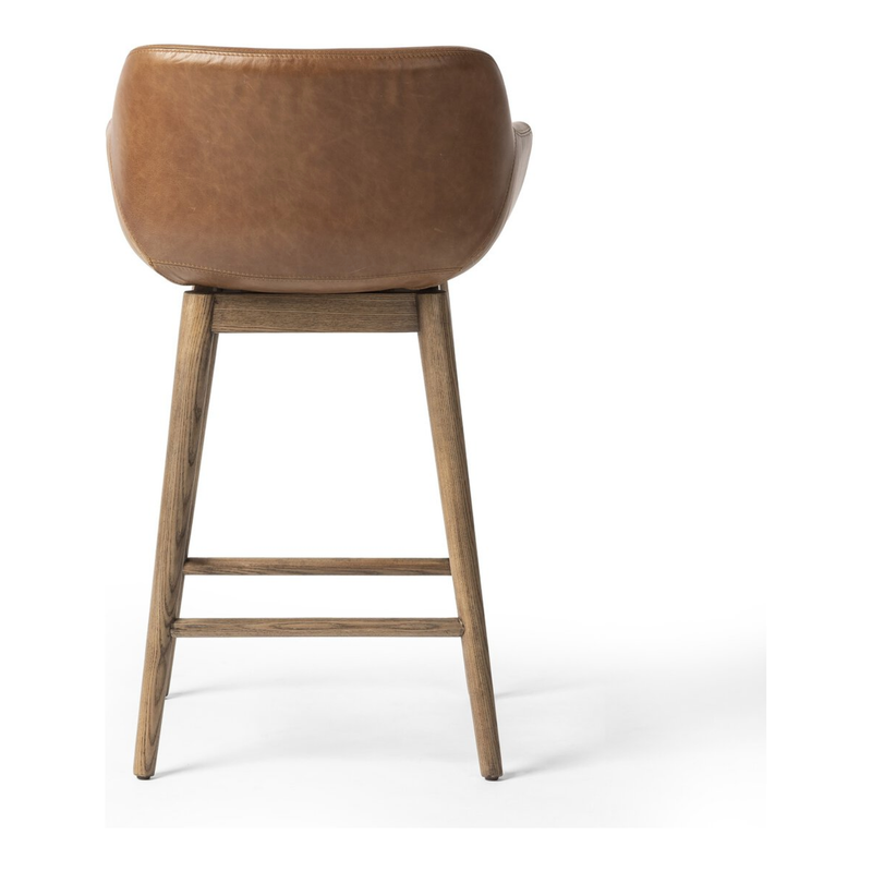 Hannah Swivel Stool in Sonoma Chestnut