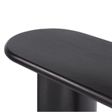 Paden Console Table in Aged Black Acacia