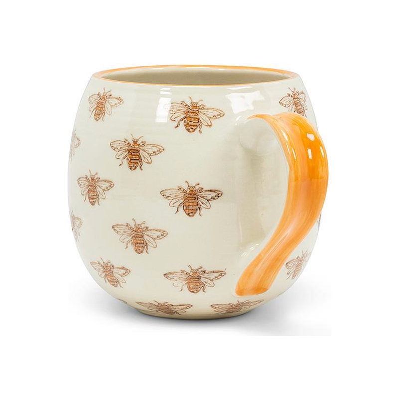 Size: 5"L
Material: Stoneware
Color: Ivory/Yellow
Capacity: 16oz